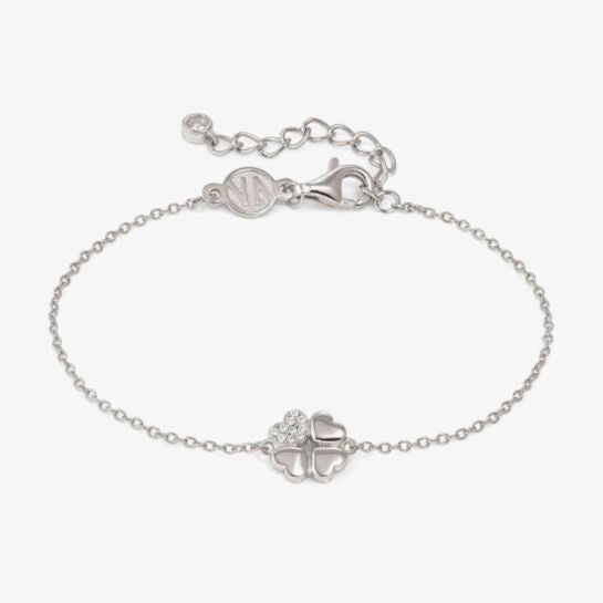 Nomination Silver Clover Petit Sparkle Bracelet