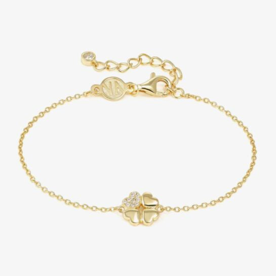 Nomination Gold Clover Petit Sparkle Bracelet
