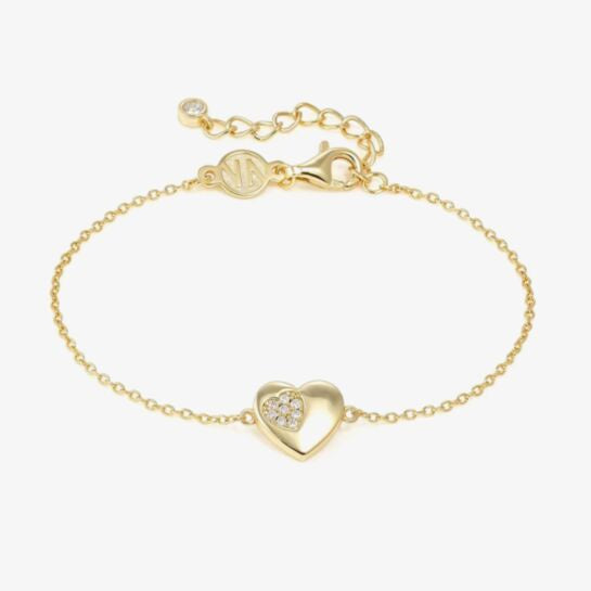 Nomination Gold Heart Petit Sparkle Bracelet