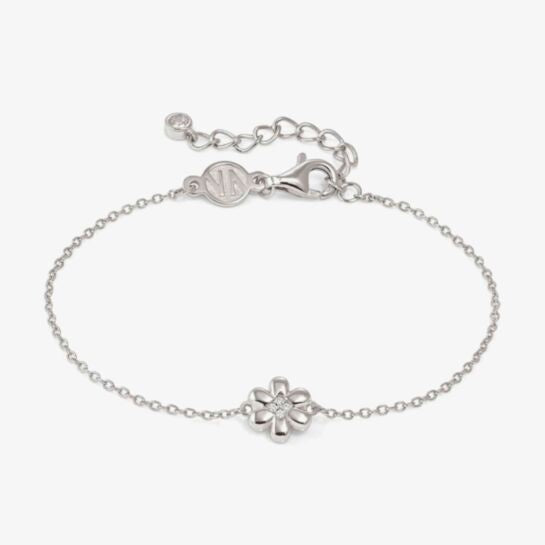 Nomination Silver Flower Petit Sparkle Bracelet