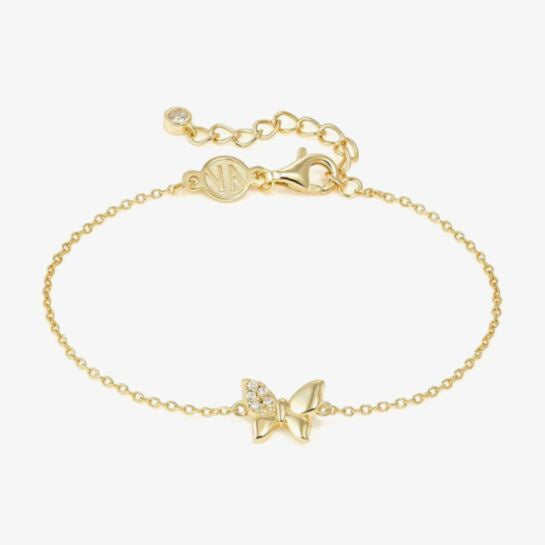 Nomination Gold Butterfly Petit Sparkle Bracelet