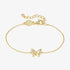 Nomination Gold Butterfly Petit Sparkle Bracelet