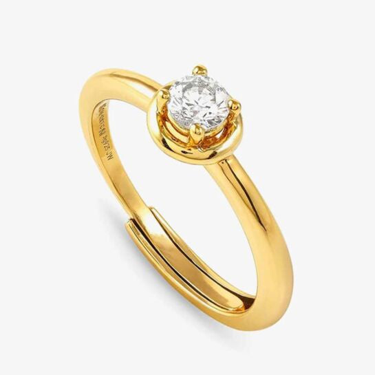 Nomination  Cosmic Love Circle Gold Ring