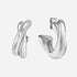 Nomination Silver Ecclettica Cross Hoop Earrings