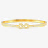 Nomination Pretty Bangles Infinity Medium Gold Bangle