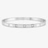 Nomination Pretty Bangles Studded Large Silver Bangle