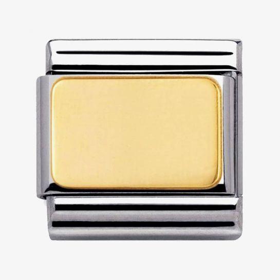 Nomination Yellow Gold Plate Charm