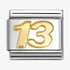 Nomination Yellow Gold 13th Birthday Charm