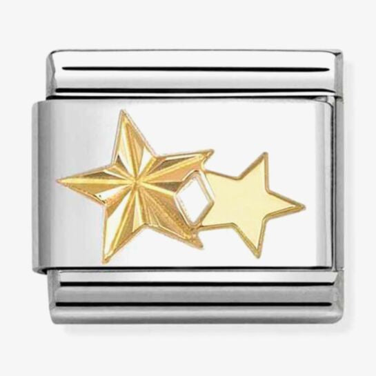 Nomination Gold Diamond Stars Charm