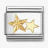 Nomination Gold Diamond Stars Charm