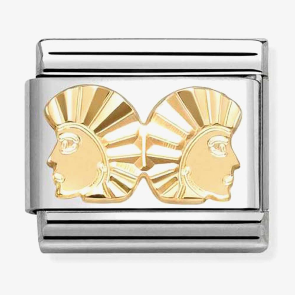 Nomination Gold Gemini Charm