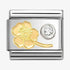Nomination Yellow Gold Myosotis With CZ Charm