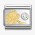 Nomination Yellow Gold Narcissus With CZ Charm