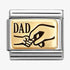 Nomination Yellow Gold Dad Hands Charm