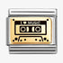 Nomination Gold Cassette Charm