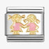 Nomination Yellow Gold Two Girls Charm