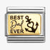 Nomination Yellow Gold Best Dad Ever Charm