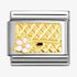Nomination Yellow Gold Bag With Flower Charm