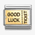 Nomination Yellow Gold Fortune Card Charm