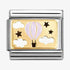 Nomination Yellow Gold Pink Hot Air Balloon Charm