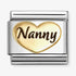 Nomination Gold Enamel Nanny Heart Charm