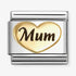 Nomination Gold Enamel Mum Heart Charm