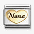 Nomination Gold Enamel Nana Heart Charm