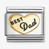 Nomination Gold Best Dad Heart Charm