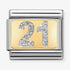 Nomination Yellow Gold Glitter Age 21 Charm
