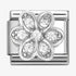 Nomination Silver Cz Daisy Charm