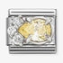 Nomination Silver Yellow Drop Charm