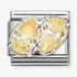 Nomination Silver Yellow 2 Drops Charm