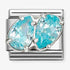 Nomination Silver Light Blue 2 Drops Charm
