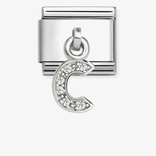 Nomination Silver Letter C Dangle Charm