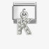 Nomination Silver Letter K Dangle Charm