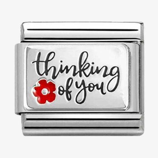 Nomination Silver Thinking Of You Charm