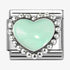Nomination Pastel Green Beaded Heart Charm
