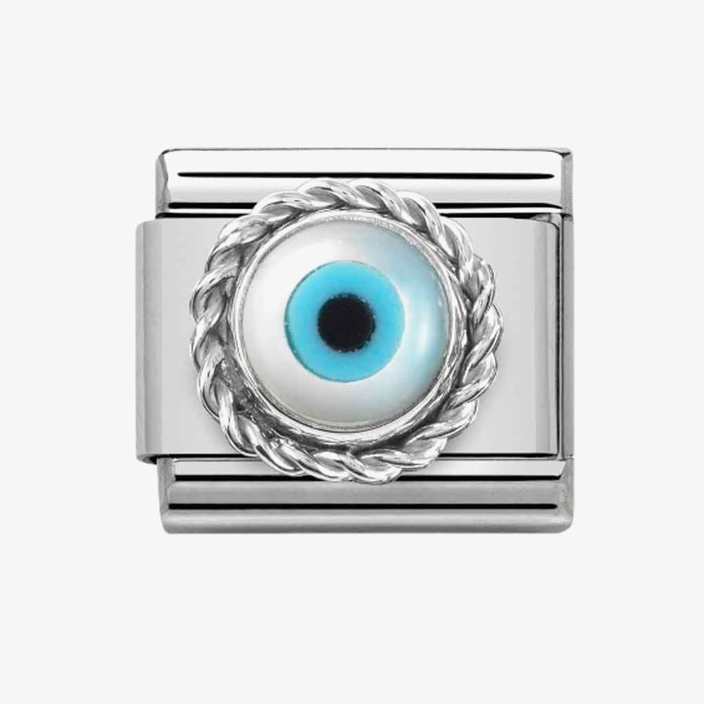 Nomination Silver Greek Eye Charm
