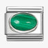 Nomination Silver Malachite Charm