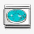 Nomination Silver Vein Turquoise Charm