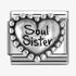 Nomination Silver Beaded Soul Sister Heart Charm