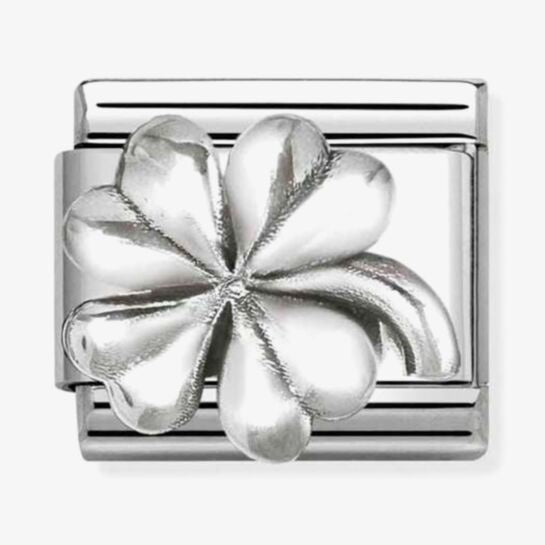 Nomination Silver Four Leaf Clover Charm