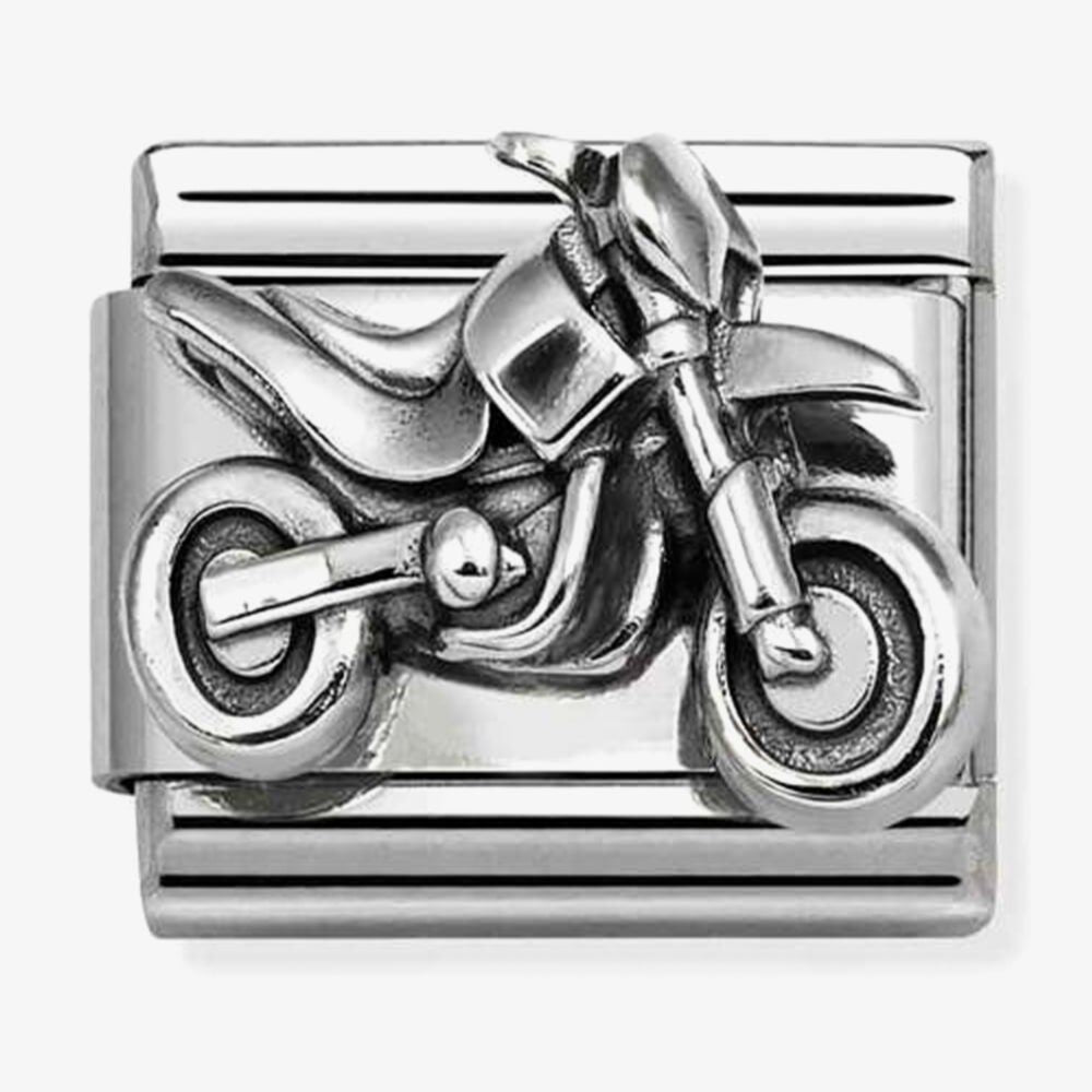 Nomination silver Motorcycle Charm