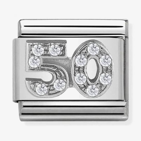 Nomination Silver Age 50 CZ Charm