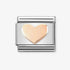 Nomination Rose Gold Flat Heart Charm