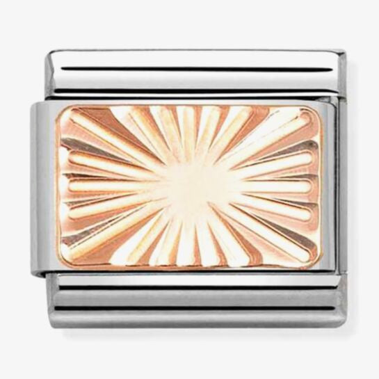 Nomination Rose Gold Diamond Plate Charm