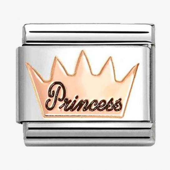Nomination Rose Gold Princess Crown Charm