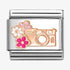 Nomination Rose Gold Camera With Flowers Charm