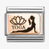 Nomination Rose Gold Yoga Profile Charm