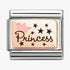 Nomination Rose Gold Pink Princess With Crown Charm